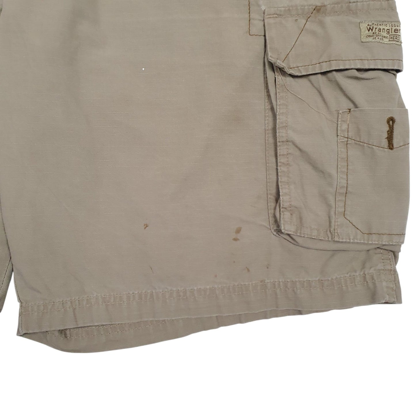 Mens Brown Wrangler  Hoodie Shorts