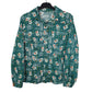 Womens Green Unbranded Floral Long Sleeve Shirt