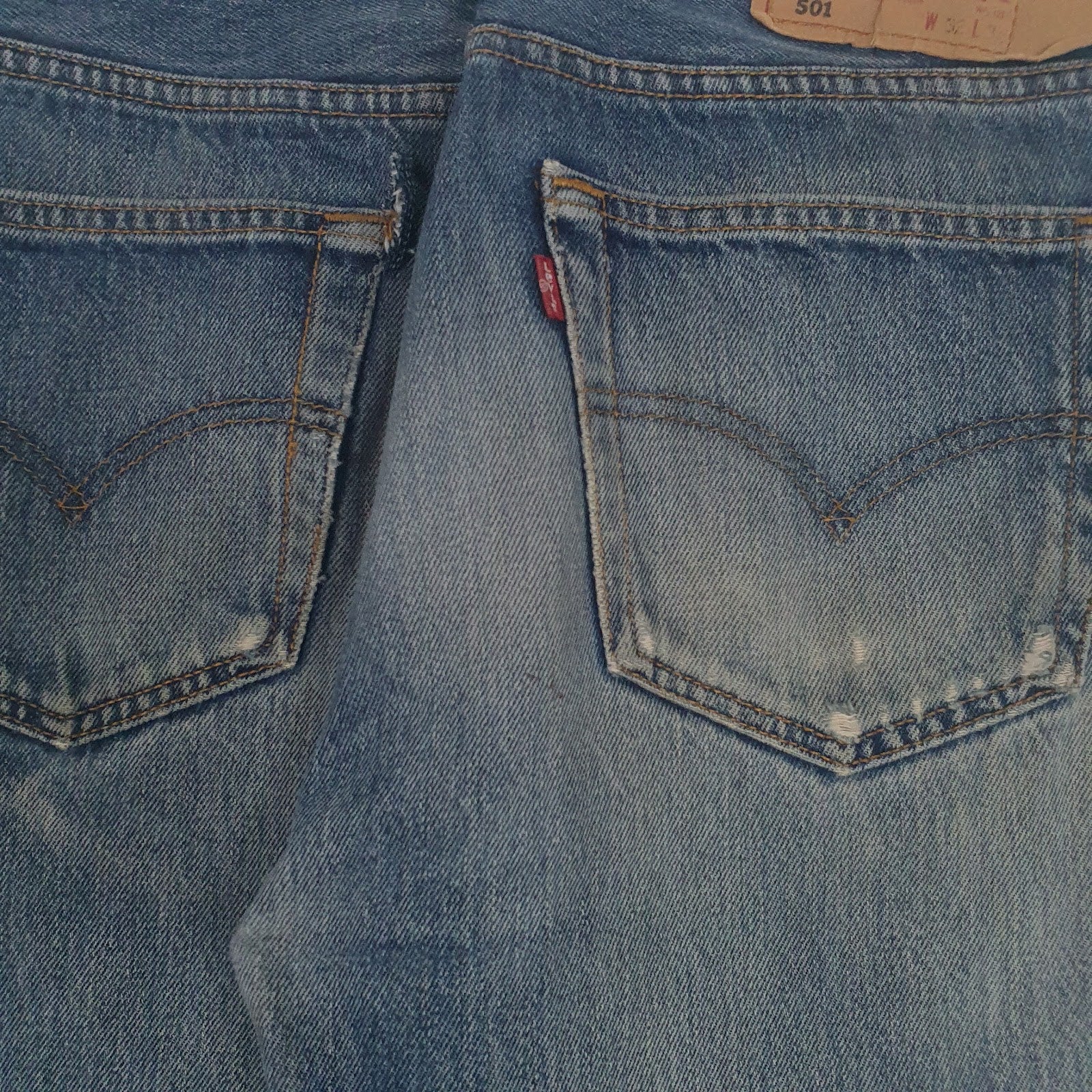 Mens Blue Levis   Jeans