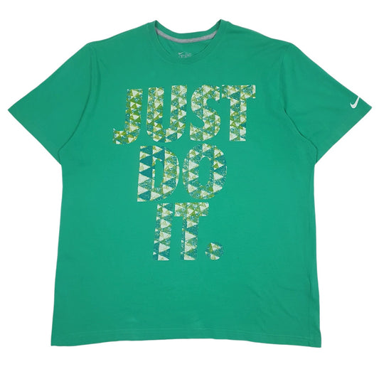 Mens Green Nike  Short Sleeve T Shirt