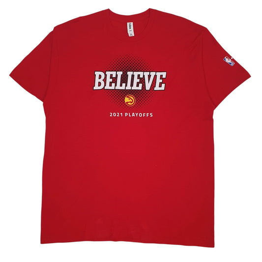 Mens Red Tultex  Short Sleeve T Shirt