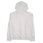 Mens White Champion Spellout Hoodie Jumper