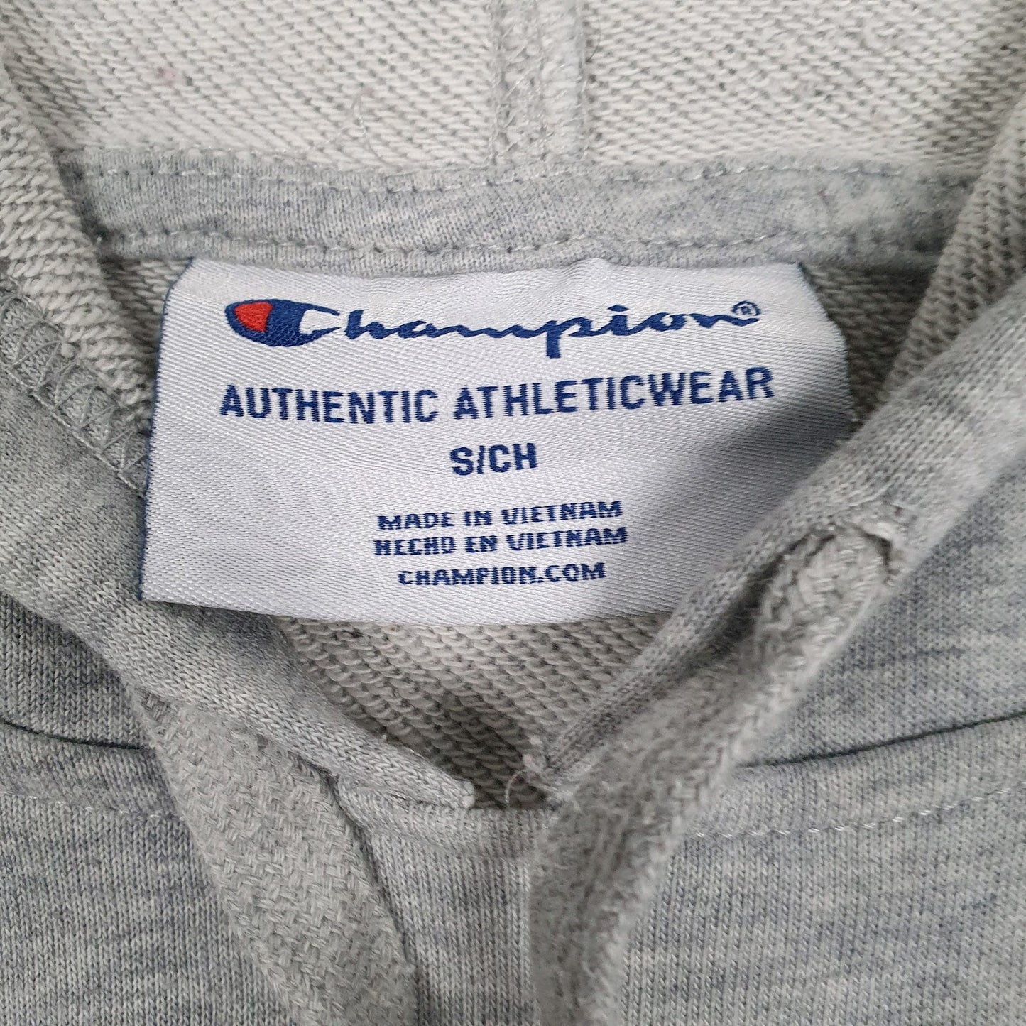 Mens Grey Champion  Hoodie Jumper