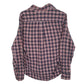 Mens Black Casual Vintage Flannel  Shirt