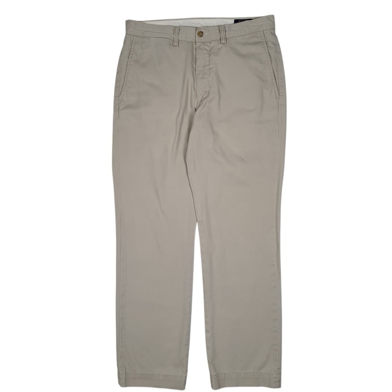 Mens Beige Polo Ralph Lauren Classic Fit Chino Trousers