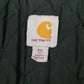 Mens Grey Carhartt Quilt Lined Padded Full Zip Jumper