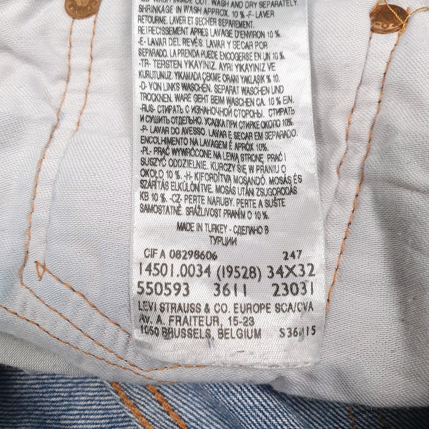 Mens Blue Levis   Jeans
