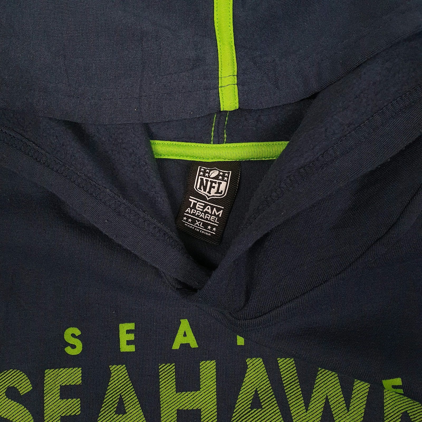 Mens Navy NFL Seattle Seahawks Hoodie Jumper