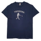 Mens Navy Fruit Of The Loom Touchdown Short Sleeve T Shirt