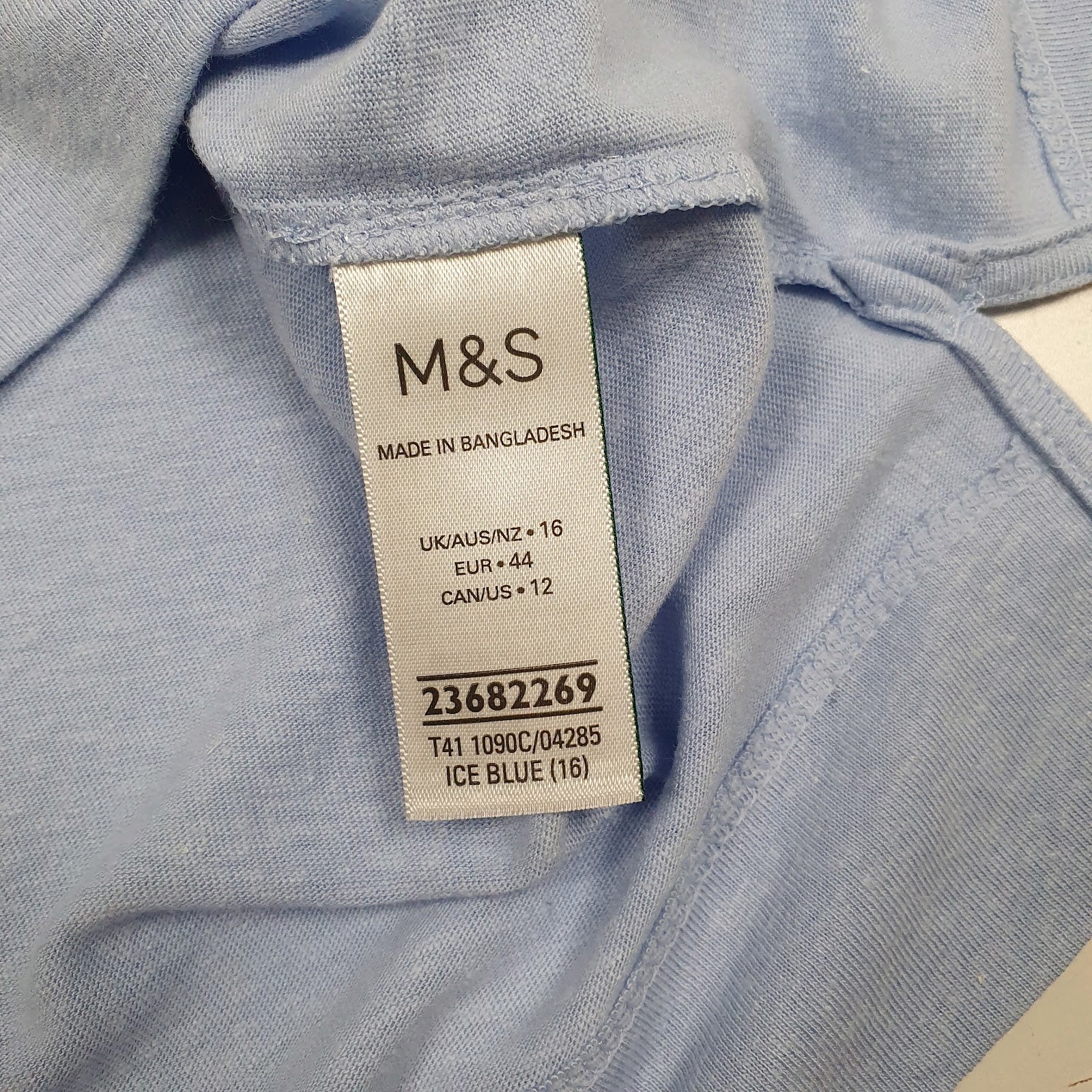 Womens Blue M&S   T Shirt