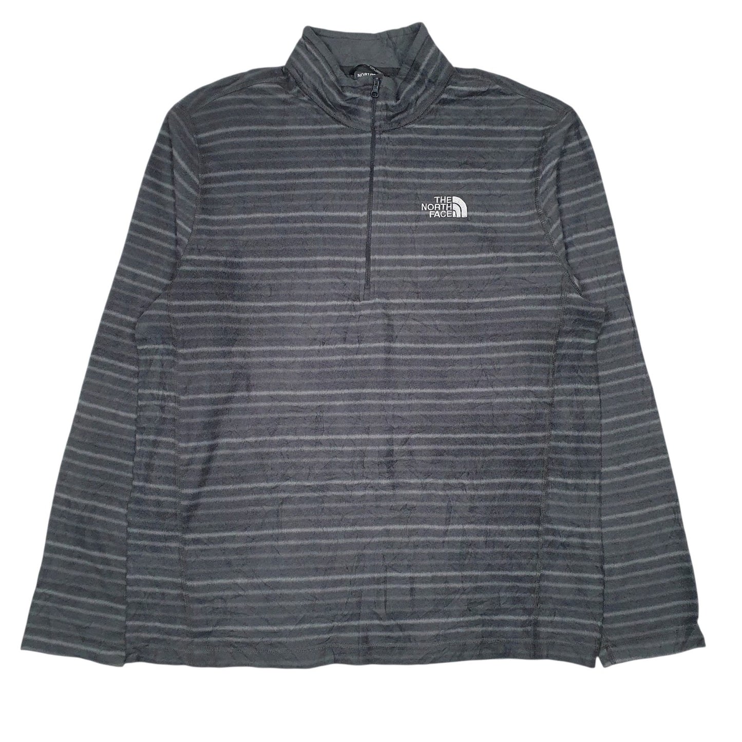 Mens Grey The North Face  Quarter Zip Jumper