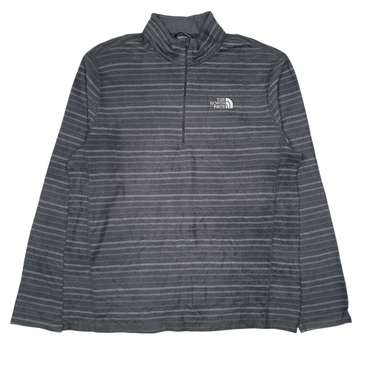 Mens Grey The North Face  Quarter Zip Jumper