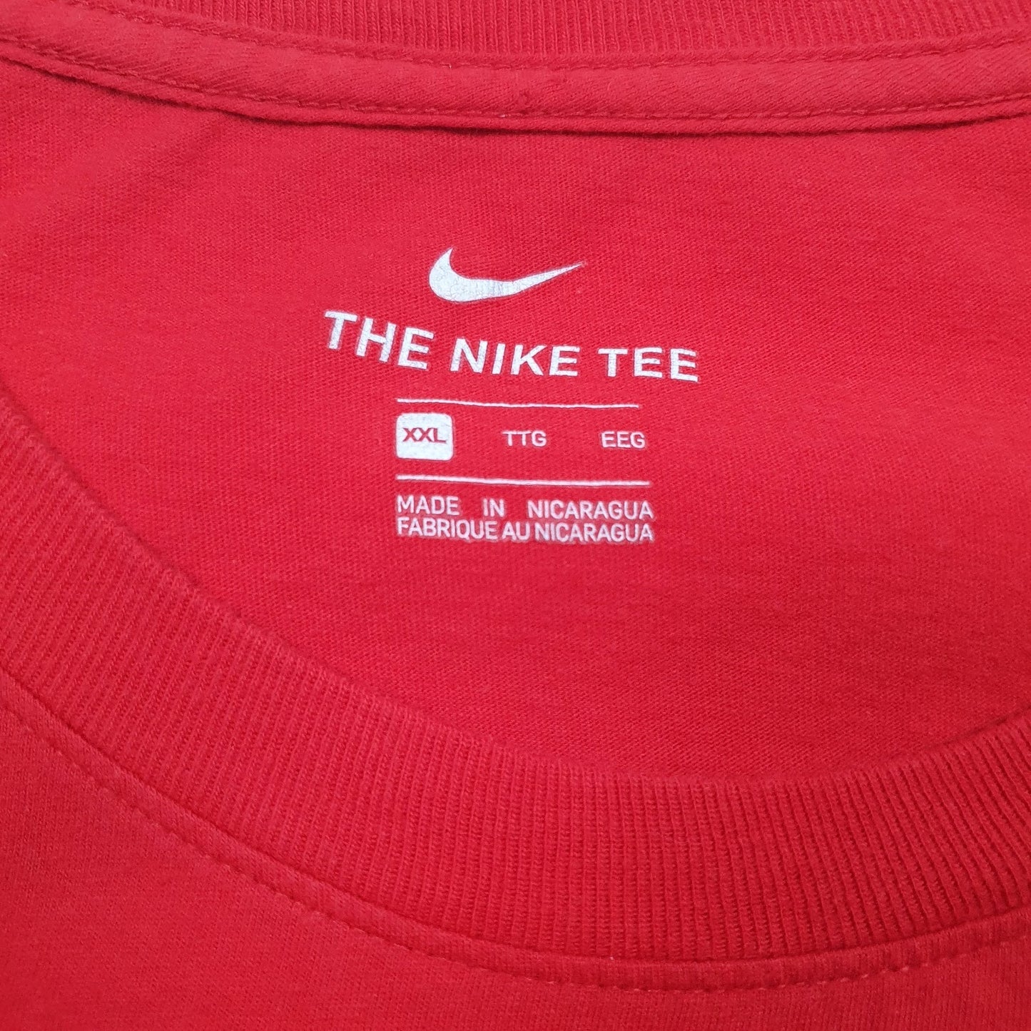 Mens Red Nike   T Shirt