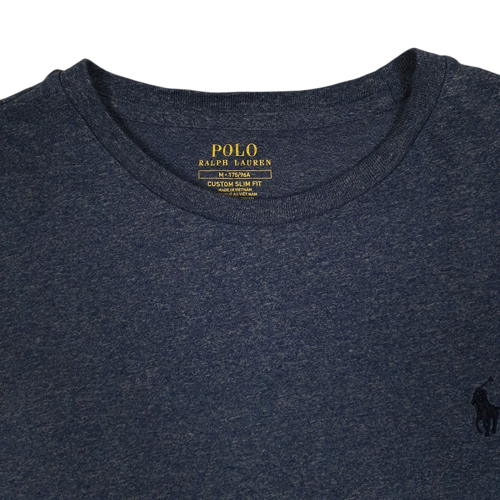 Mens Blue Polo Ralph Lauren Custom Slim Fit  T Shirt