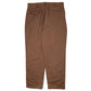 Mens Brown Polo Ralph Lauren Vintage 90s Double Pleated  Trousers