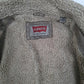 Mens Brown Levis Workwear Sherpa Lined Windbreaker  Coat