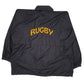 Mens Black Kobe Rugby Hoodie Coat