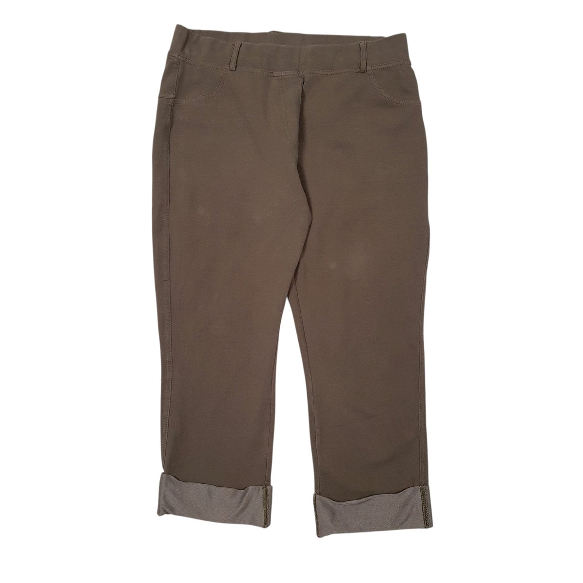 Womens Brown Helena Vera Capri Jogger Trousers