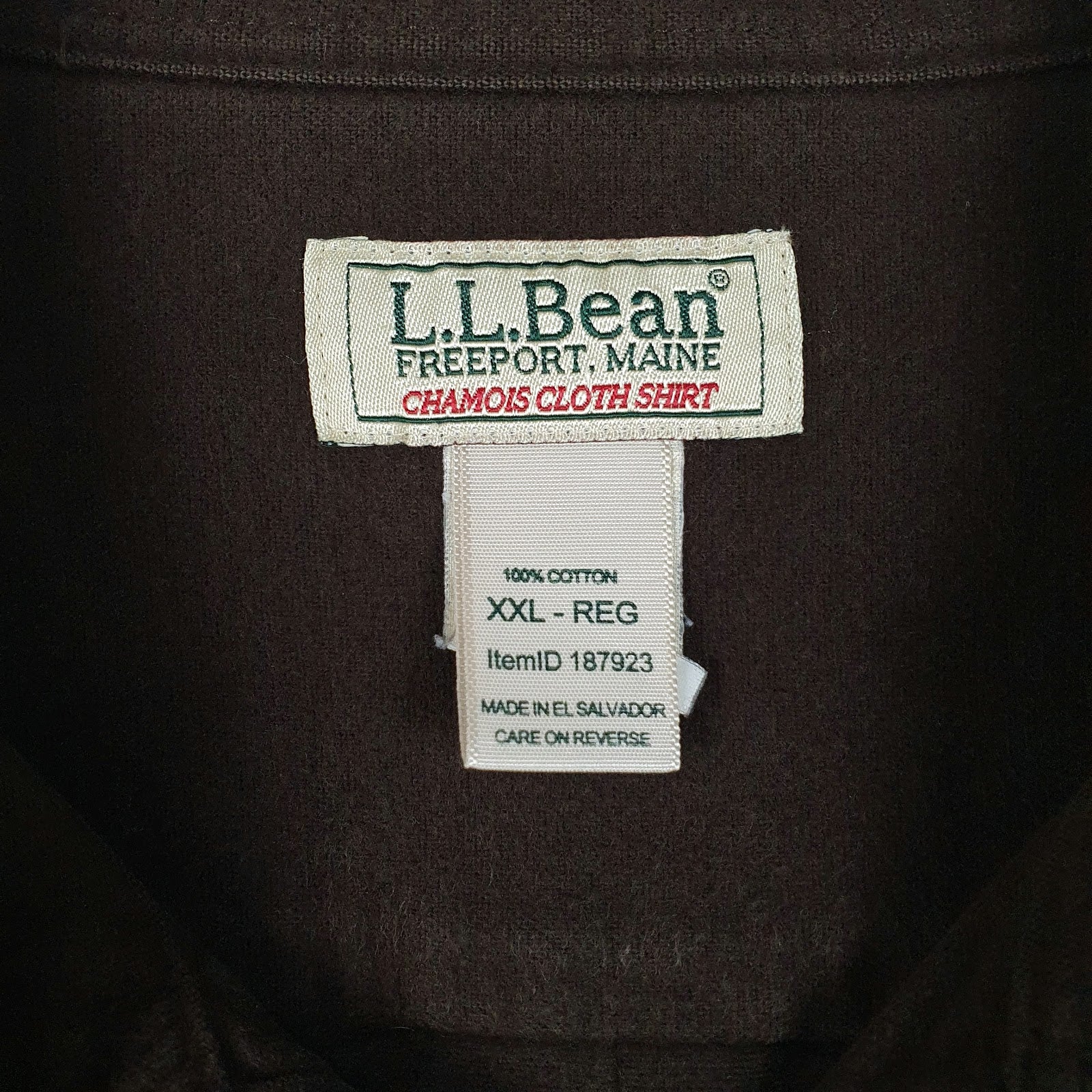 Mens Brown L.L.Bean   Shirt