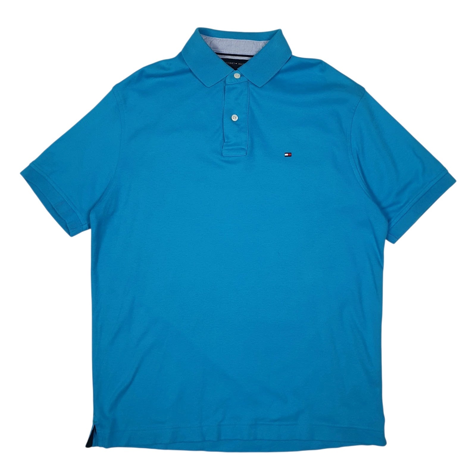 Mens Blue Tommy Hilfiger  Short Sleeve Polo Shirt