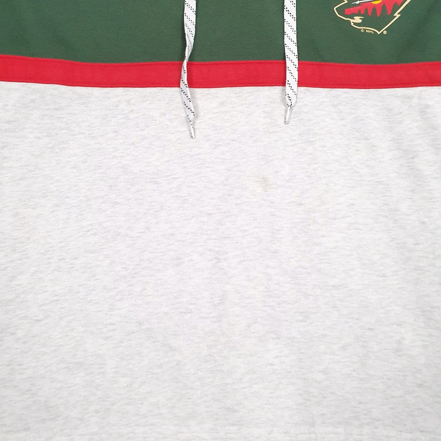 Womens Grey NHL Minnesota Wilds Hoodie Jumper