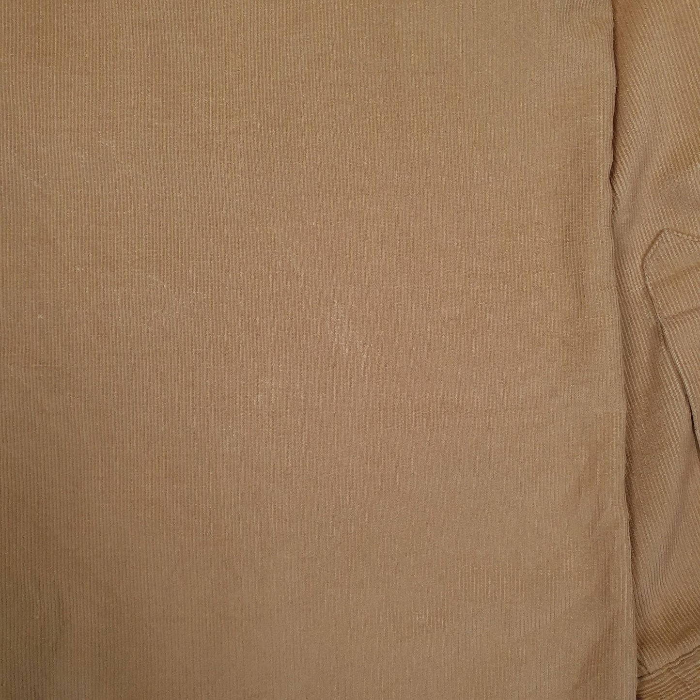 Mens Beige Lee Vintage 80s Cordoroy Western Pearl Snap  Shirt