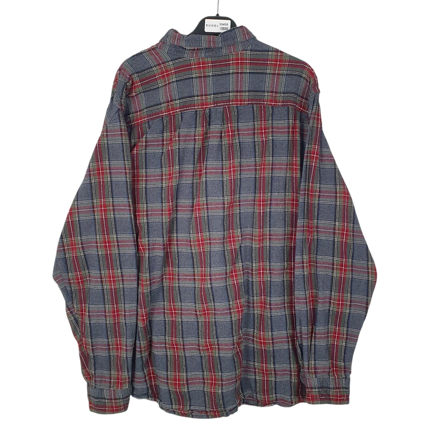 Mens Grey L.L.Bean Flannel  Shirt