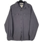 Mens Grey L.L.Bean Chamois Long Sleeve Shirt