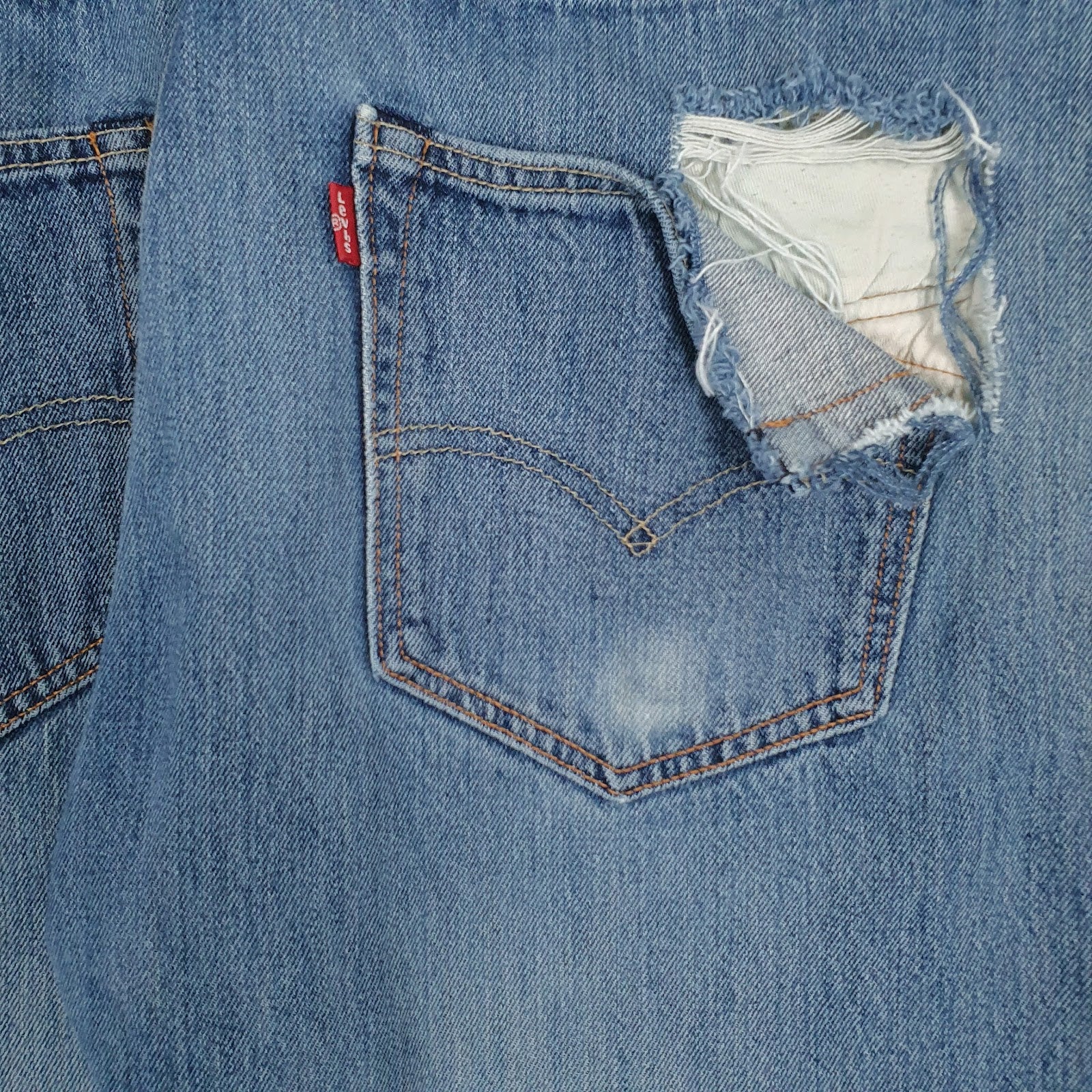 Mens Blue Levis   Jeans