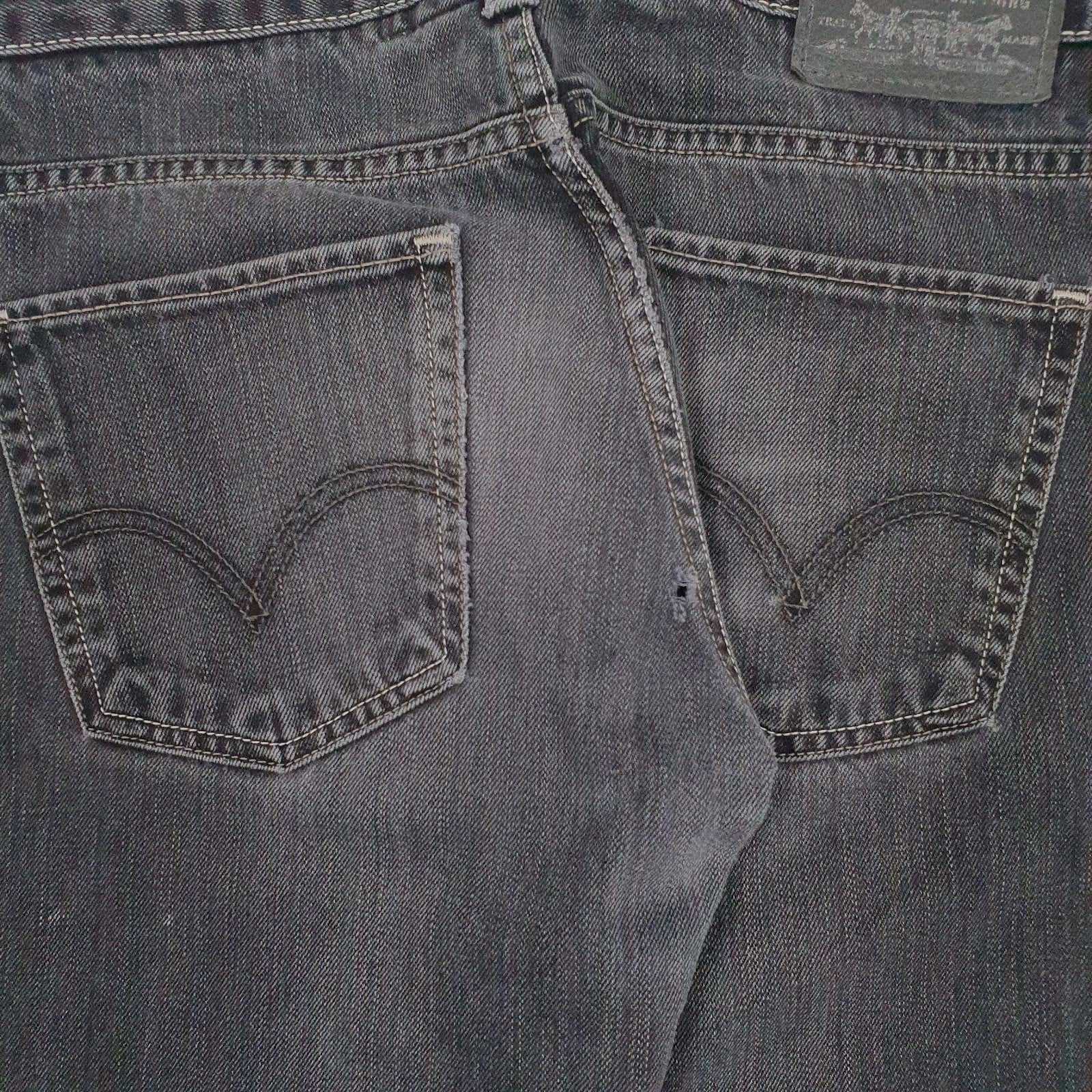 Mens Black Levis   Jeans