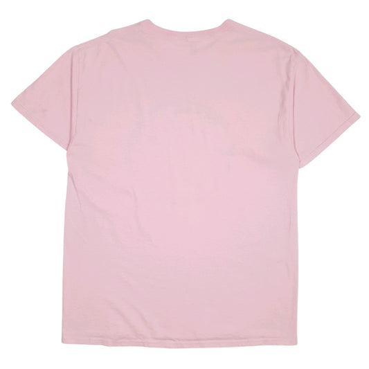 Mens Pink Fruit Of The Loom Together We Fight  T Shirt