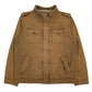 Mens Brown Levis Sherpa Lined Military  Coat