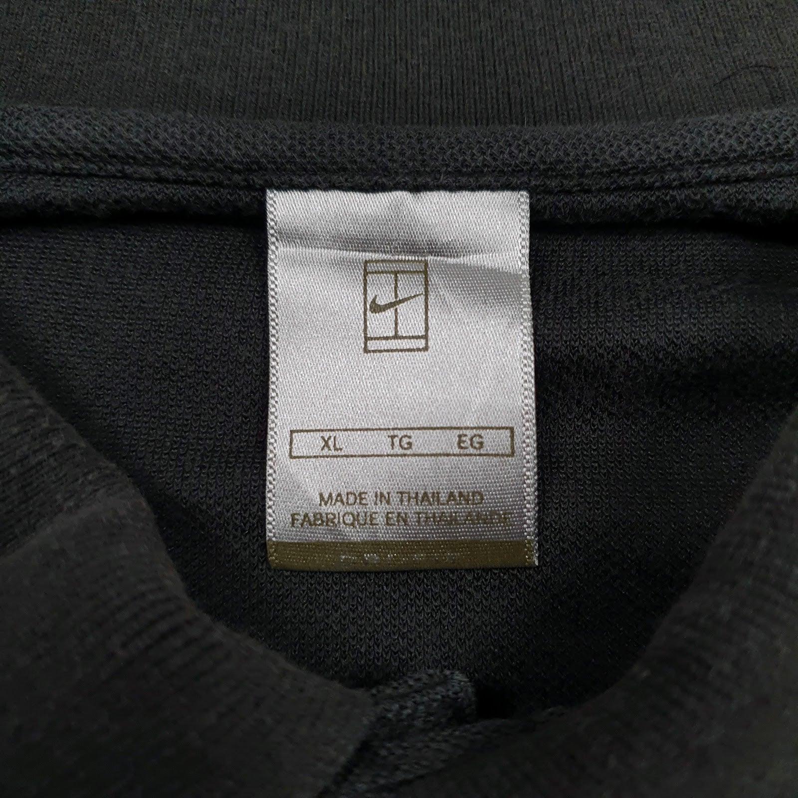 Mens Grey Nike   Polo Shirt
