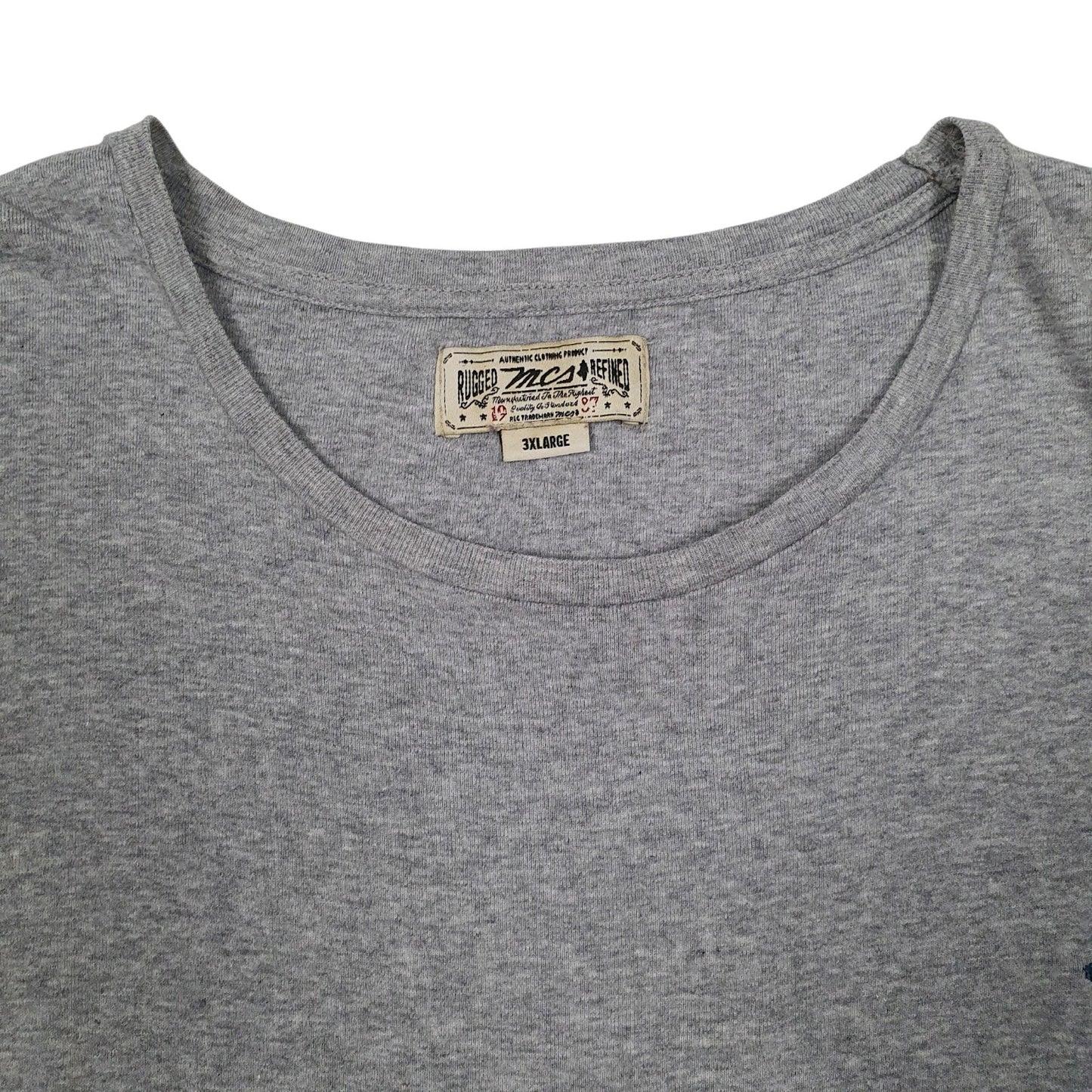 Mens Grey MCS   T Shirt