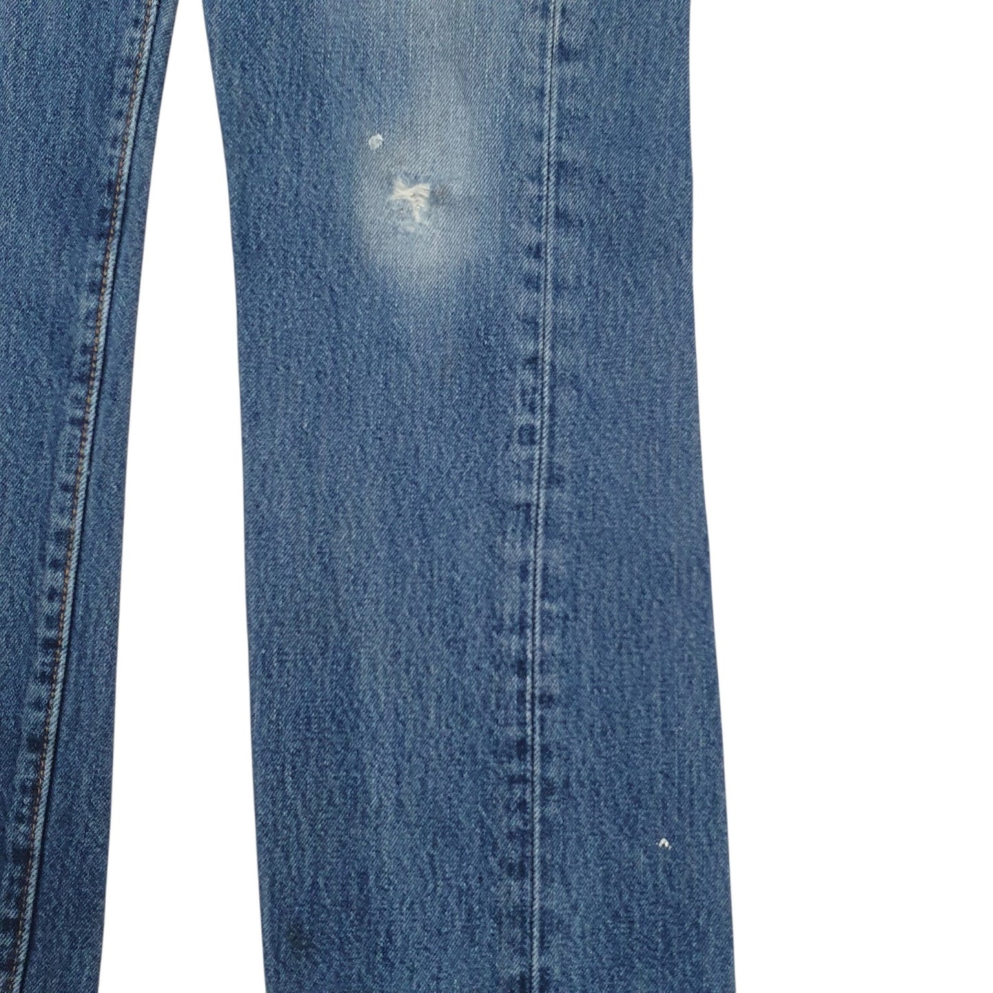 Mens Blue Levis Distressed  Jeans