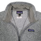 Womens Grey Patagonia Better Sweater Quarter Zip Jumper