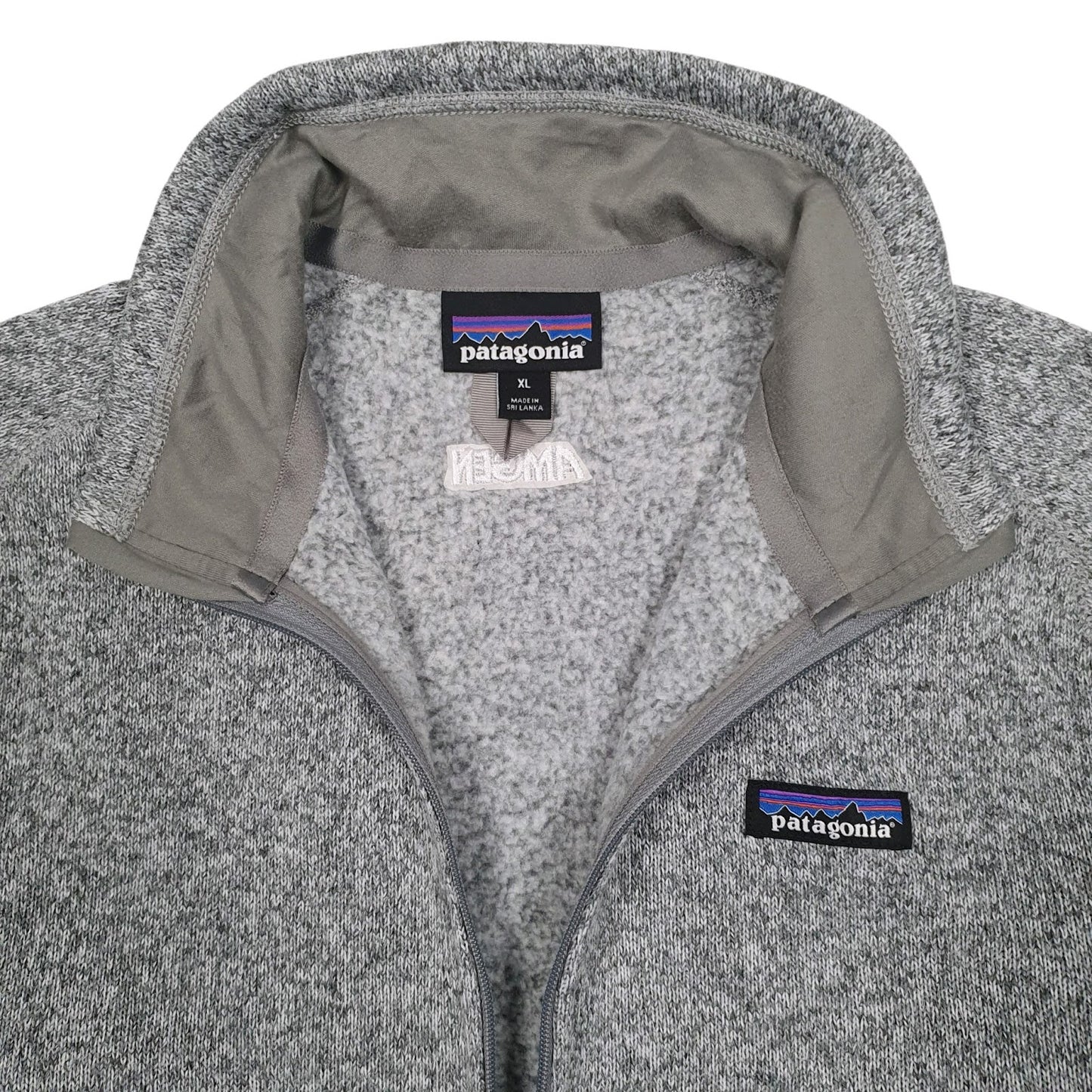 Womens Grey Patagonia Better Sweater Quarter Zip Jumper