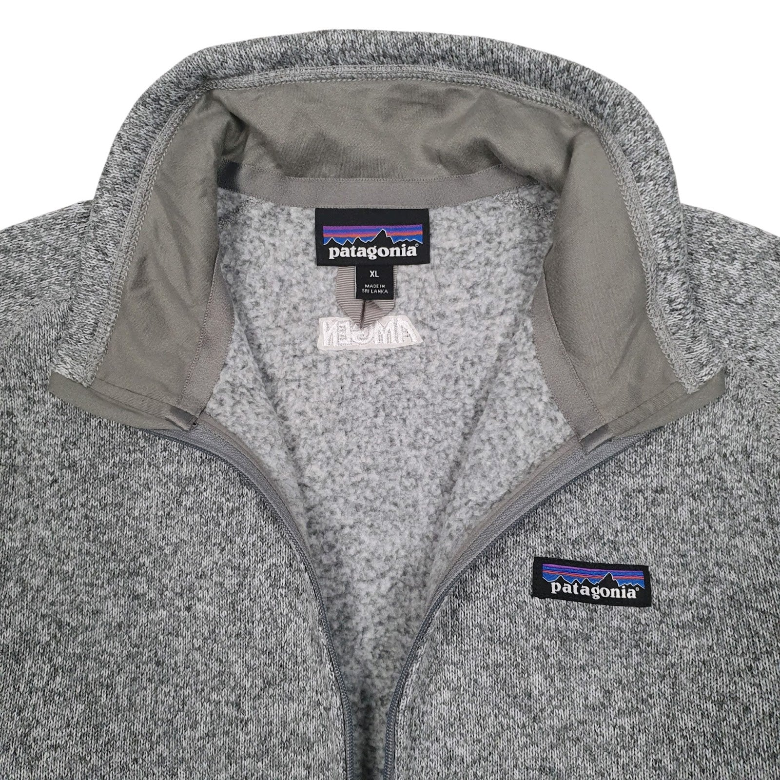 Womens Grey Patagonia Better Sweater Quarter Zip Jumper