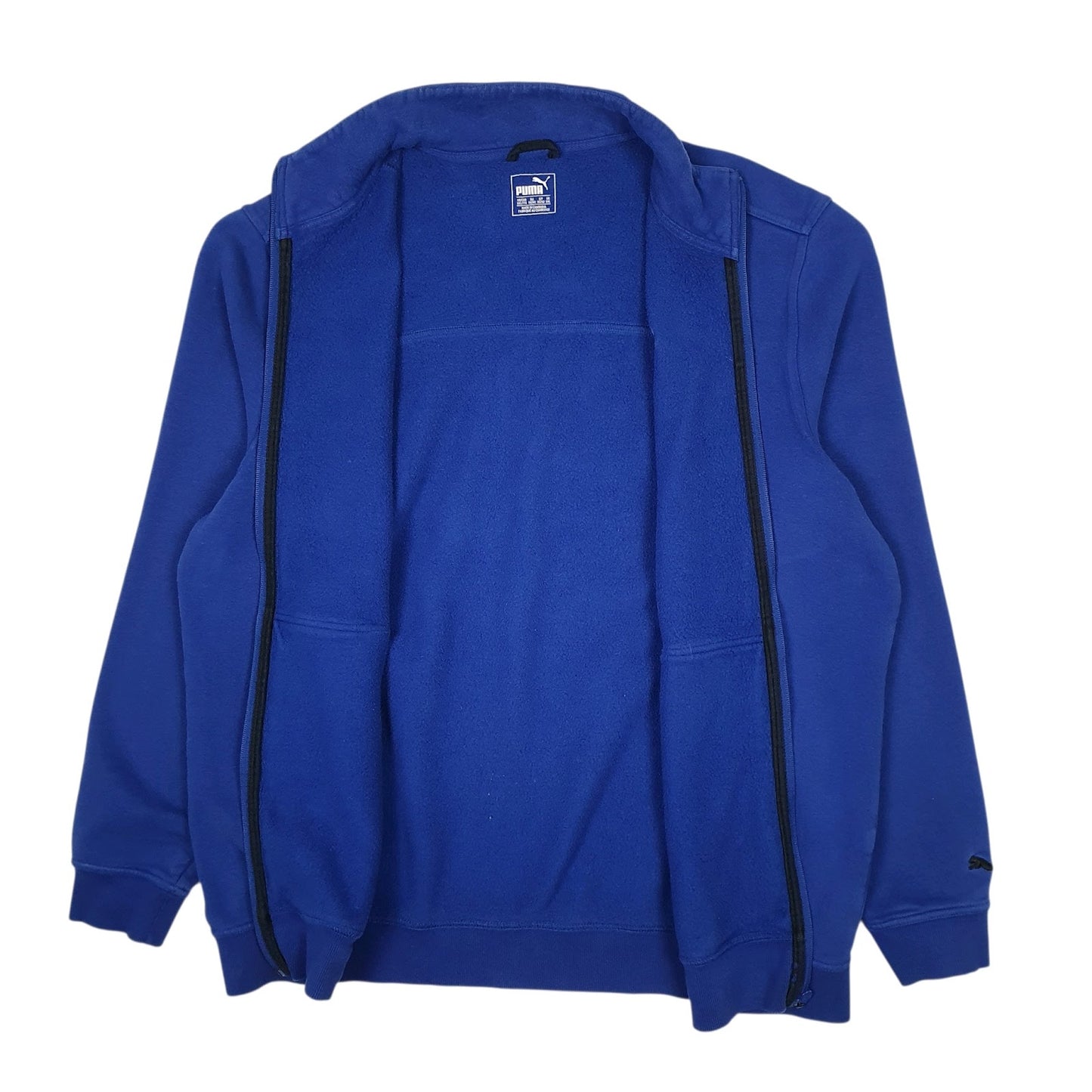 Mens Blue Puma  Full Zip Jumper