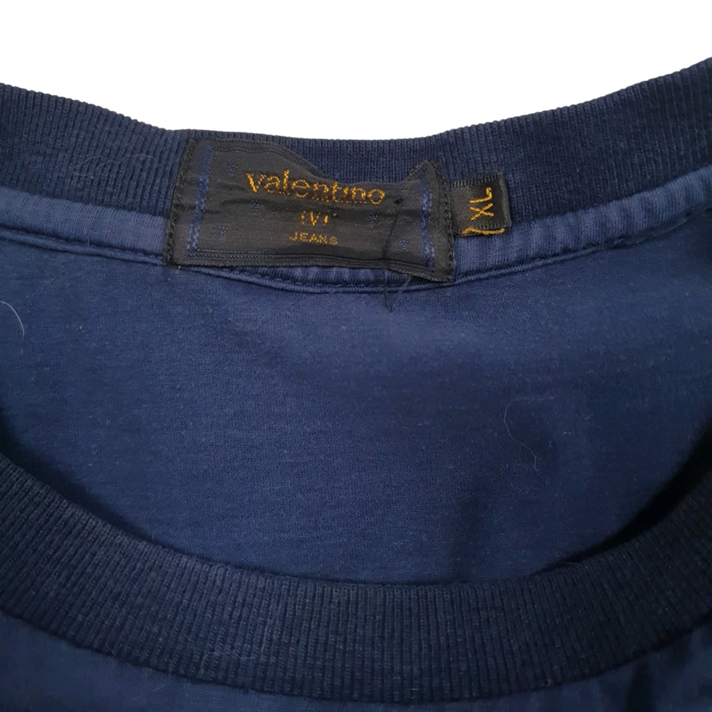 Mens Navy Valentino   T Shirt