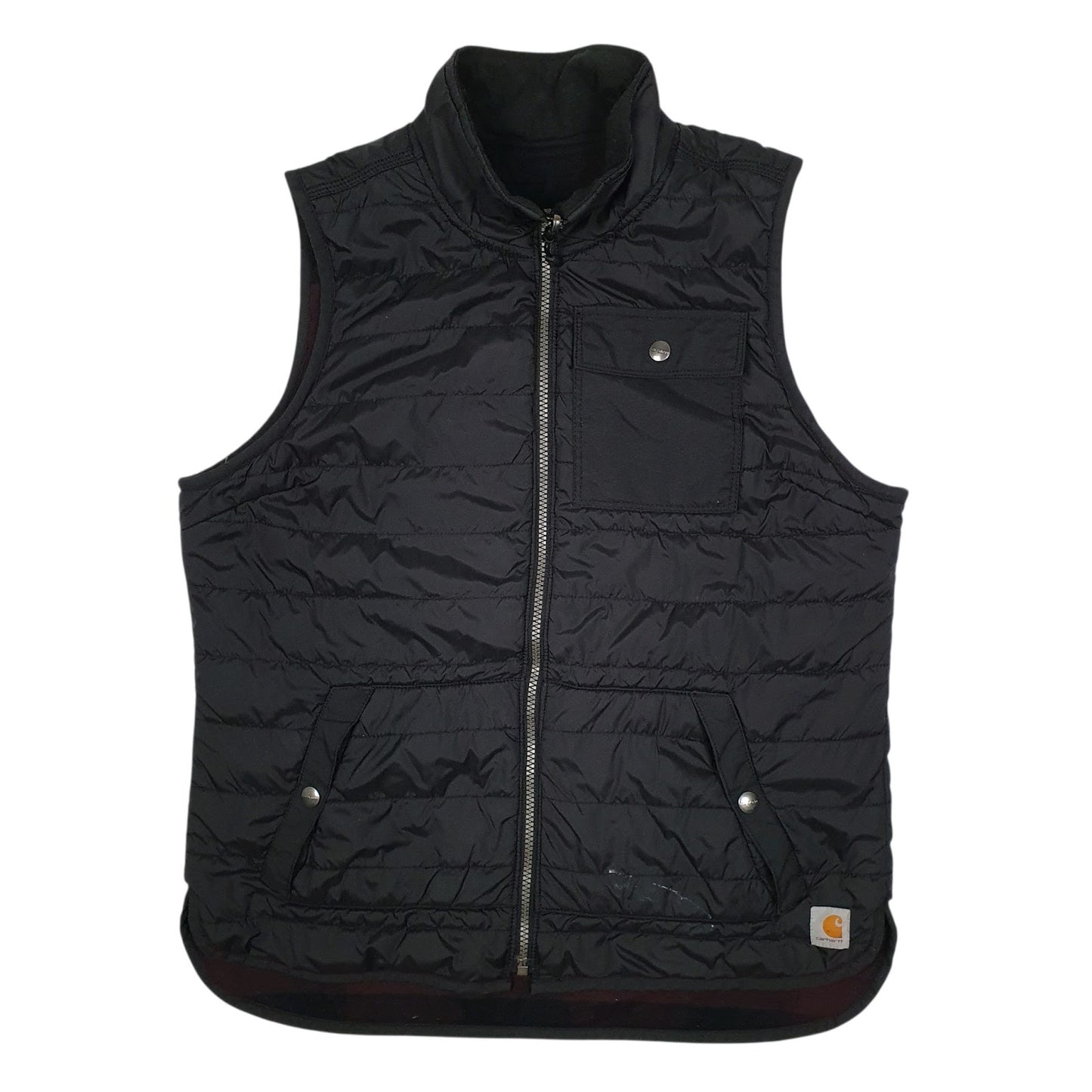 Mens Black Carhartt Reversible Vest Bodywarmer  Coat