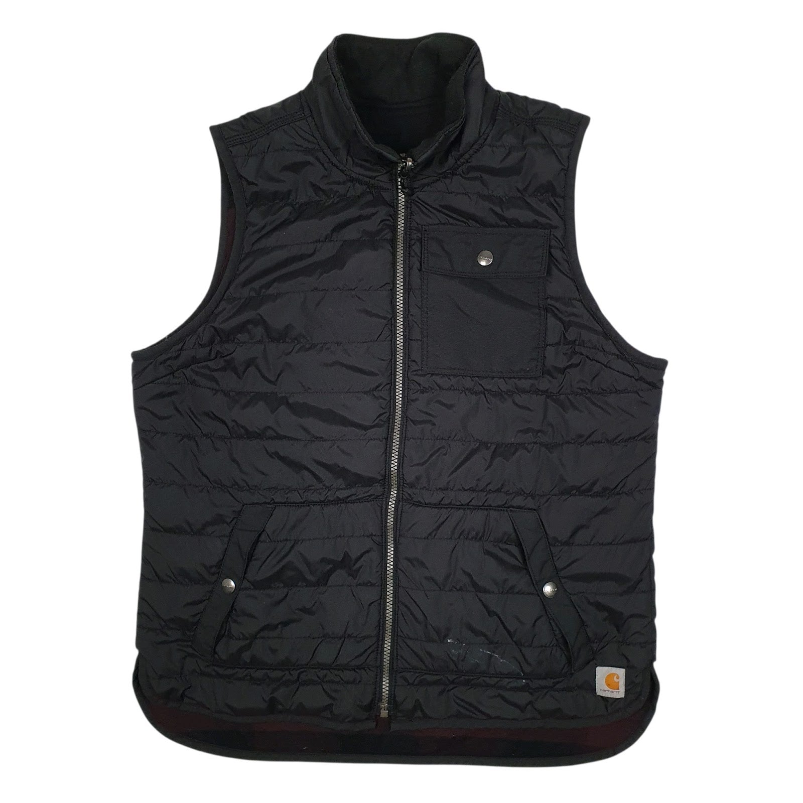 Mens Black Carhartt Reversible Vest Bodywarmer  Coat