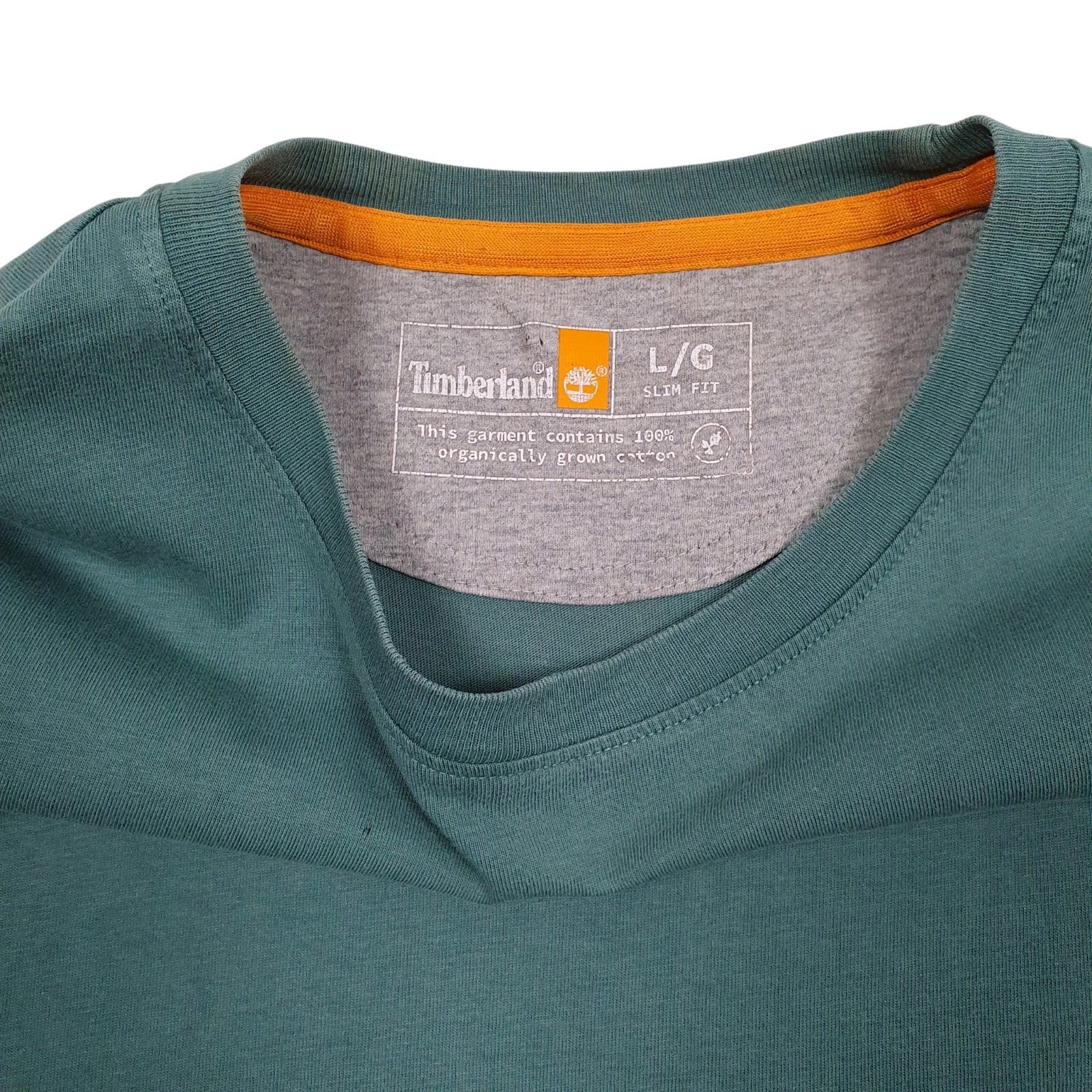 Mens Green Timberland   T Shirt