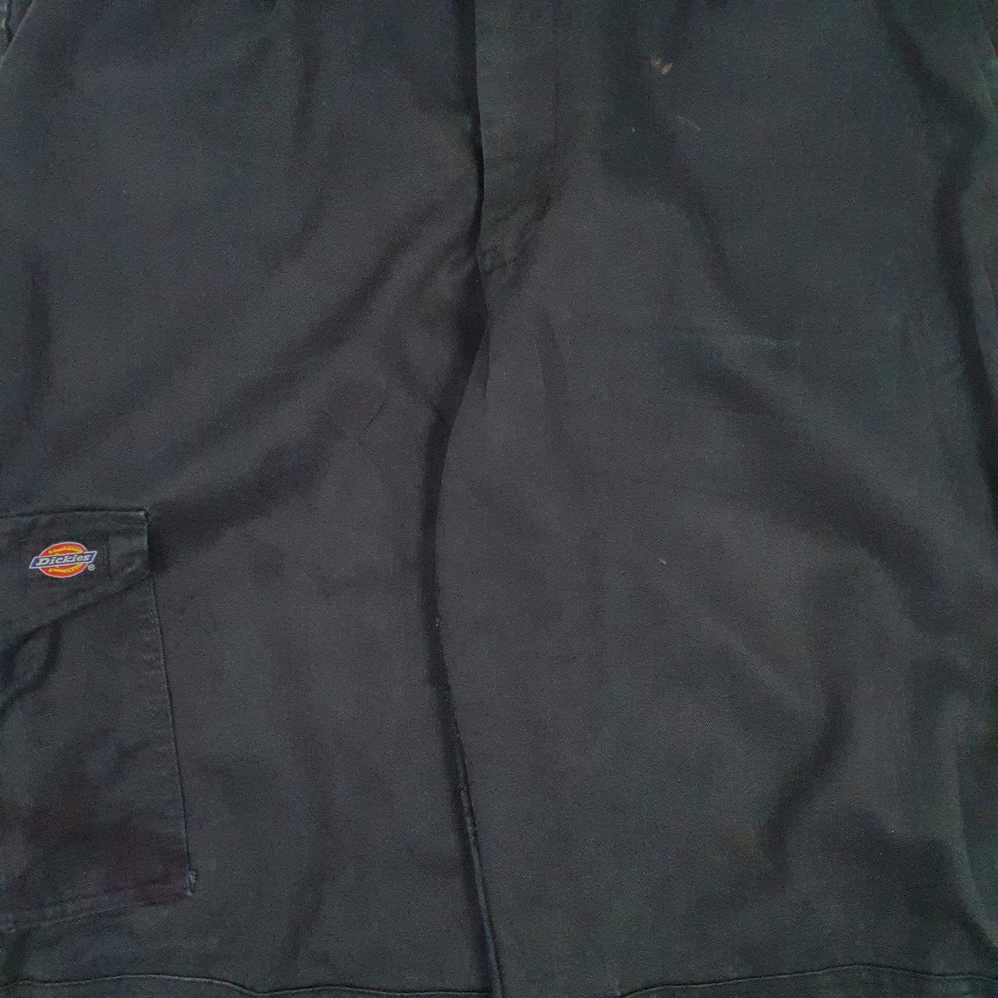 Mens Black Dickies Workwear Double Knee  Trousers