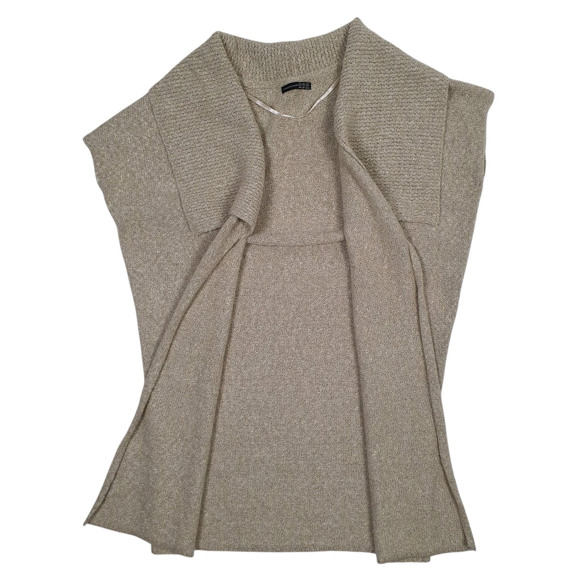 Womens Beige Atmosphere Shoal Throw Blanket Cardigan Jumper