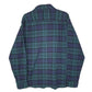 Mens Green L.L.Bean Flannel  Shirt