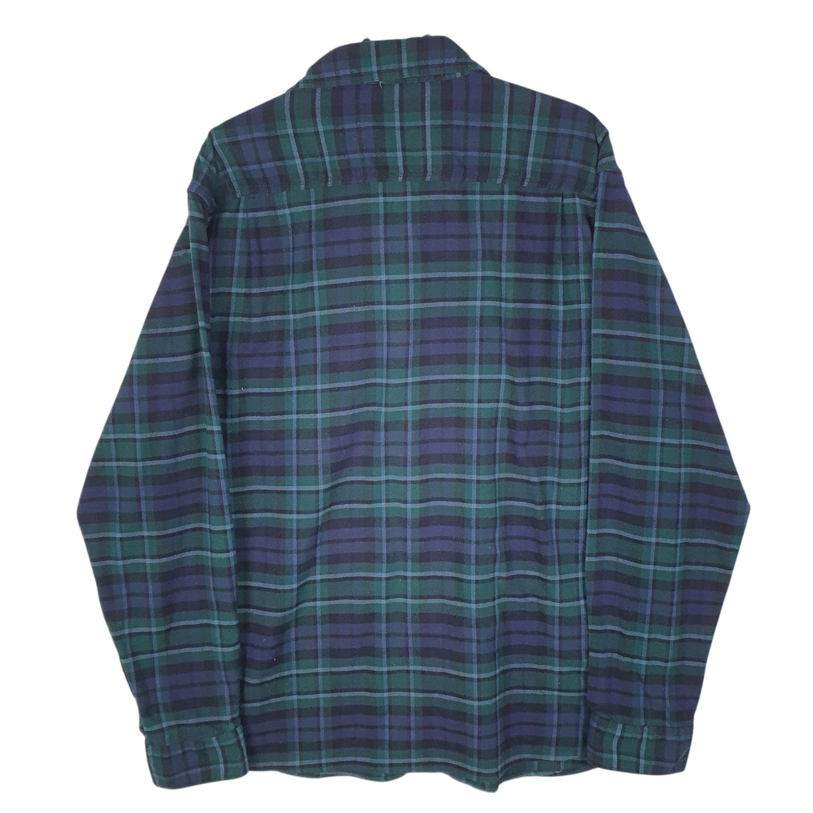 Mens Green L.L.Bean Flannel  Shirt