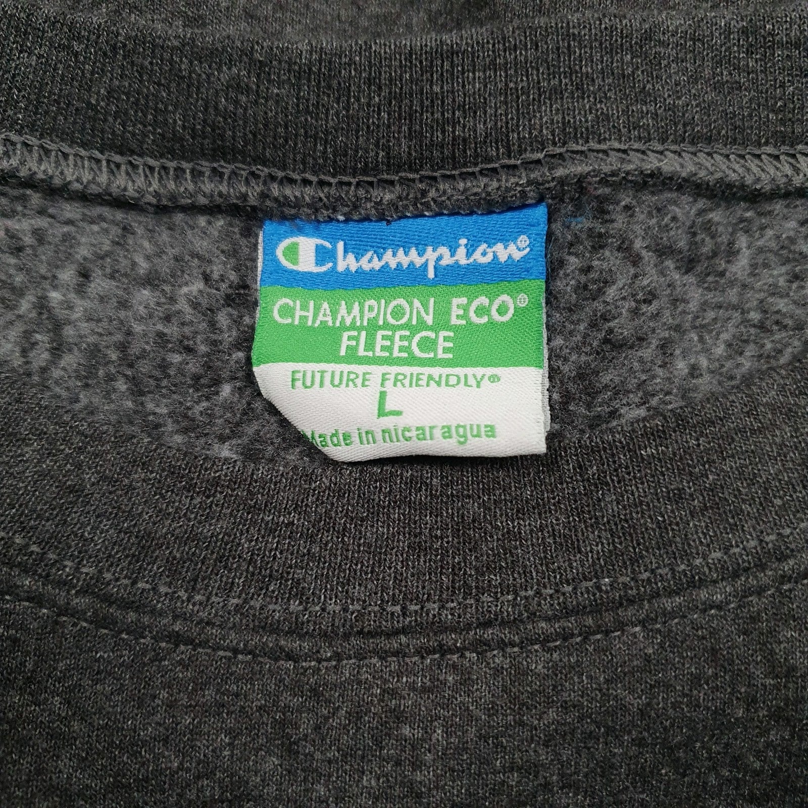 Mens Grey Champion  Crewneck Jumper