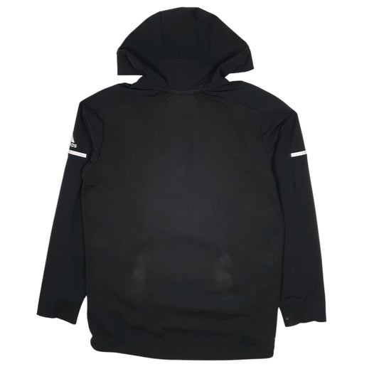 Mens Black Adidas Climalite WOU Band Crewneck Coat