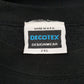 Mens Black Decotex Graphic Vintage 90s Made In USA Crewneck Jumper
